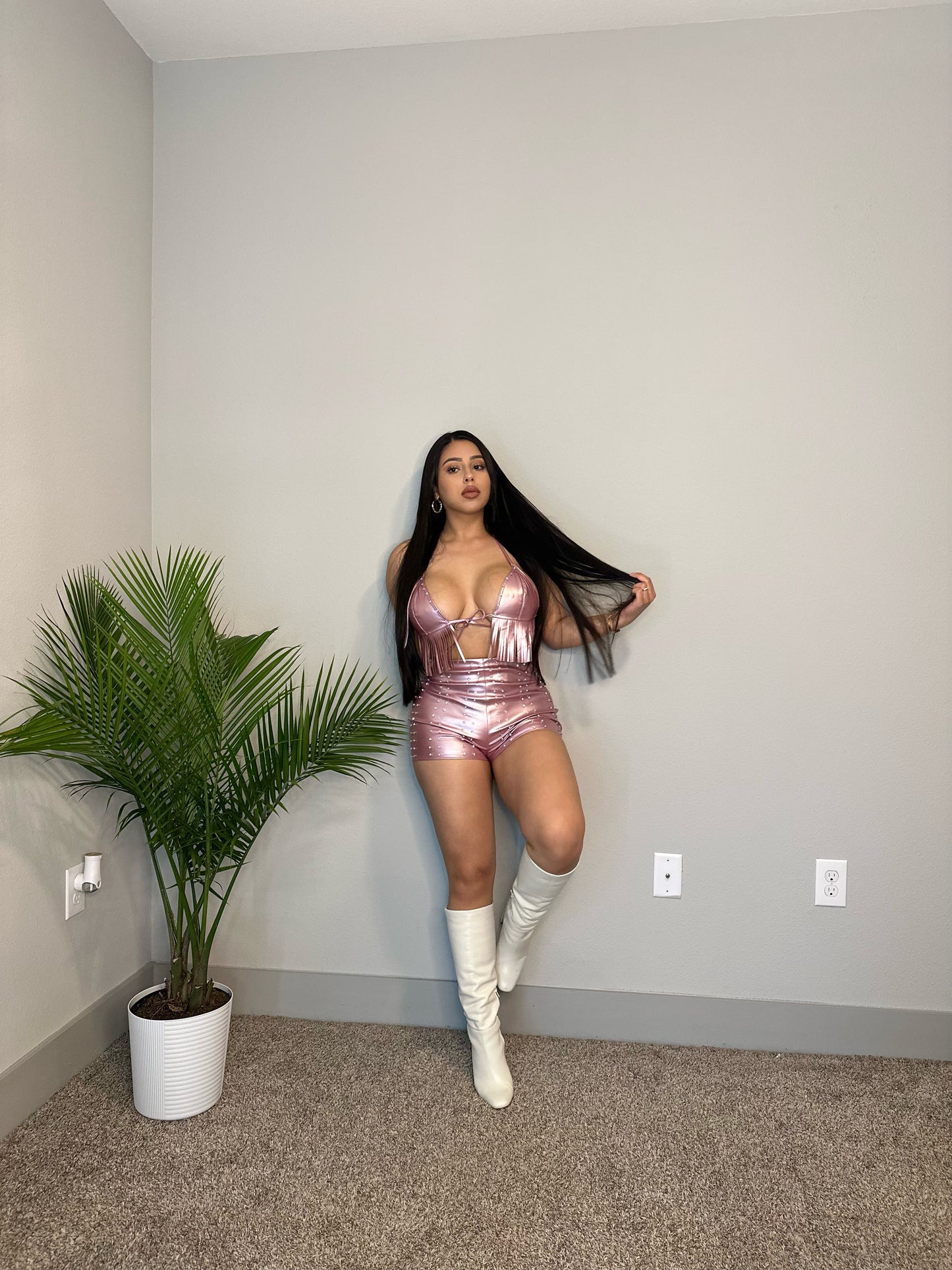 BIKINI TOP AND SHORTS SET