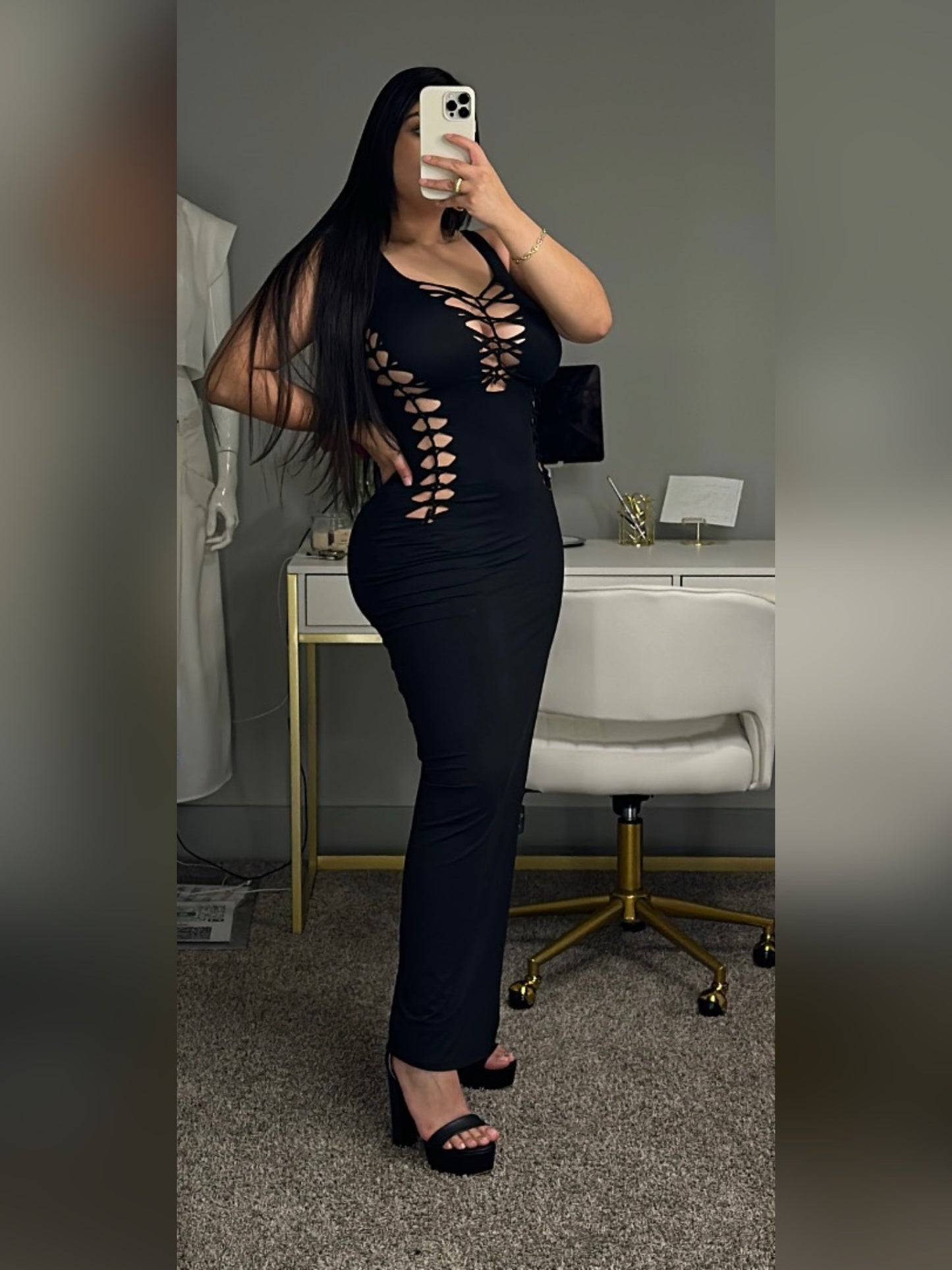 MAXI CUT OUT DRESS